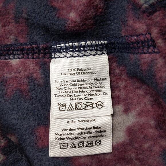 EDDIE BAUER Women's Geometric Print Quarter Zip Fleece Pullover Size M Outdoor - Picture 6 of 9